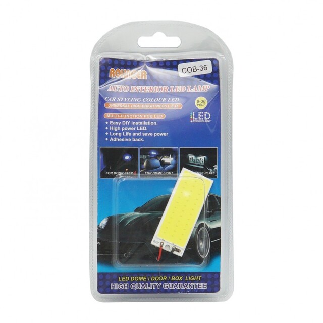 LED COB ΛΑΜΠΑ ΑΥΤΟΚΙΝΗΤΟΥ 12V COB-36