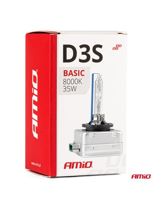 Amio - D3S 12V 8.000k 35W ΑΝΤΑΛΛΑΚΤΙΚΗ ΛΑΜΠΑ BASIC - 1 Τεμ. (02949/AM)