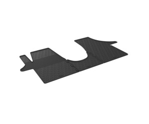 LAMPA - ΠΑΤΑΚΙΑ ΑΥΤΟΚΙΝΗΤΟΥ ΑΠΟ ΛΑΣΤΙΧΟ ΓΙΑ VW TRANSPORTER T5 / T6 04/2003-04/2015+ ΣΕ ΜΑΥΡΟ ΧΡΩΜΑ ΧΩΡΙΣ ΚΟΥΜΠΩΜΑΤΑ - 3 ΤΕΜ.