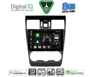DIGITAL IQ BXK 20663_CPAA (9inc) MULTIMEDIA TABLET for SUBARU FORESTER - IMPREZA - XV mod. 2013-2019