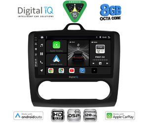 DIGITAL IQ BXF 18156BL_CPAA CLIMA (9inc) MULTIMEDIA TABLET for FORD FOCUS mod. 2005-2012 (BLACK)