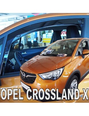 ΑΝΕΜΟΘΡΑΥΣΤΕΣ ΓΙΑ OPEL CROSSLAND X 5D 2017+ ΖΕΥΓΑΡΙ ΑΥΤΟΚΙΝΗΤΟΥ ΑΠΟ ΕΥΚΑΜΠΤΟ ΦΙΜΕ ΠΛΑΣΤΙΚΟ HEKO - 2 ΤΕΜ.
