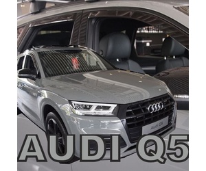 ΑΝΕΜΟΘΡΑΥΣΤΕΣ ΓΙΑ AUDI Q5 5D 2016+ ΣΕΤ ΑΥΤΟΚΙΝΗΤΟΥ ΑΠΟ ΕΥΚΑΜΠΤΟ ΦΙΜΕ ΠΛΑΣΤΙΚΟ HEKO - 4 ΤΕΜ.