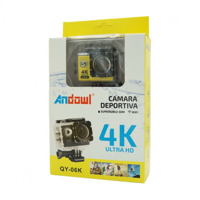 ΑΔΙΑΒΡΟΧΗ ACTION CAMERA 4K ANDOWL AN-QY-06K