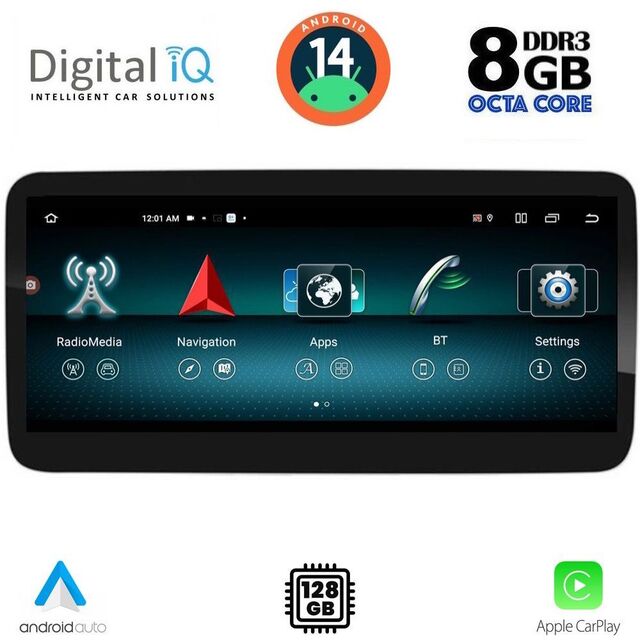 DIGITAL IQ TOP 17999_CPA (12.3") (NTG 4,5) MULTIMEDIA SYSTEM for MERCEDES SLK (R172) mod. 2012-2016