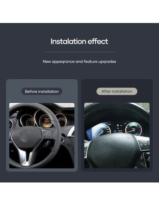 DIGITAL IQ DDD 984_DC (12.3in) DIGITAL CLUSTER for MERCEDES C CLASS (W204) mod. 2008-2011