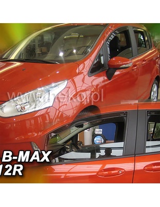ΑΝΕΜΟΘΡΑΥΣΤΕΣ ΓΙΑ FORD B-MAX 5D 2012-2017 ΖΕΥΓΑΡΙ ΑΠΟ ΕΥΚΑΜΠΤΟ ΦΙΜΕ ΠΛΑΣΤΙΚΟ HEKO - 2 ΤΕΜ.