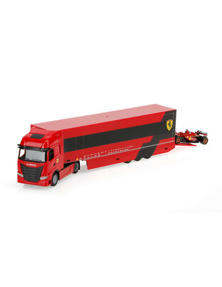 ΜΙΝΙΑΤΟΥΡΑ ΝΤΑΛΙΚΑ FERRARI IVECO S-WAY 570 LECLERC 1:43 BURAGO LAMPA 1ΤΕΜ.