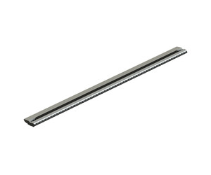 ΜΠΑΡΑ ΟΡΟΦΗΣ ΑΛΟΥΜΙΝΙΟΥ 129cm ΑΣΗΜΙ SILENZIO CX ORIGINE SYSTEM (STANDARD / FLUSH RAILING) NORDRIVE - 1 ΤΕΜ.