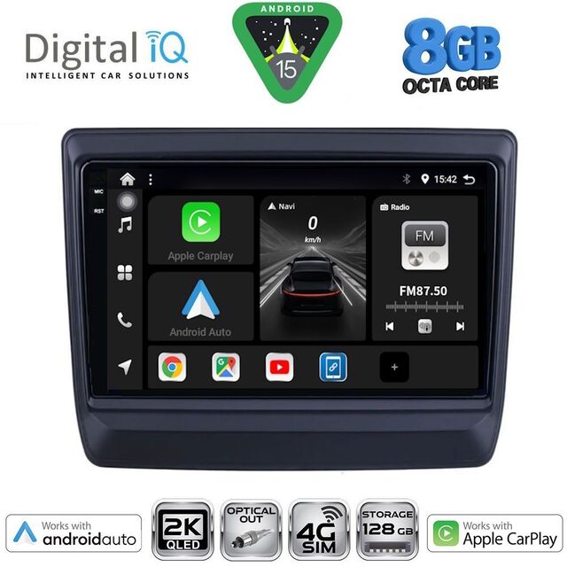DIGITAL IQ BXK 20256_CPAA (9inc) MULTIMEDIA TABLET for ISUZU DMAX mod. 2020-2026