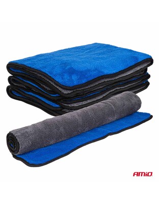 Amio – Πανιά Στεγνώματος Μικροϊνών 60x90cm 800GSM για Γρήγορο Στέγνωμα & Χωρίς Γρατζουνιές – Σετ 3 Τεμ. (04487/AM)