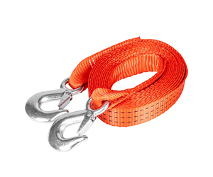 AMiO - Ιμάντας Ρυμούλκησης Tow Rope 35 mm 3000 kg 5 m με Γάντζους και Ασφάλεια Hook+Hook - 1 Τεμ. (02011/AM)