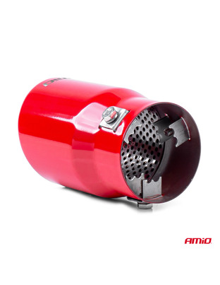 Amio - ΑΚΡΟ (ΜΠΟΥΚΑ) ΕΞΑΤΜΙΣΗΣ MT-017R ΚΟΚΚΙΝΟ ΧΡΩΜΑ Φ43-62 130x76mm - 1 ΤΕΜ. (03168/AM)