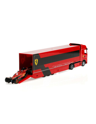 ΜΙΝΙΑΤΟΥΡΑ ΝΤΑΛΙΚΑ FERRARI IVECO S-WAY 570 LECLERC 1:43 BURAGO LAMPA 1ΤΕΜ.