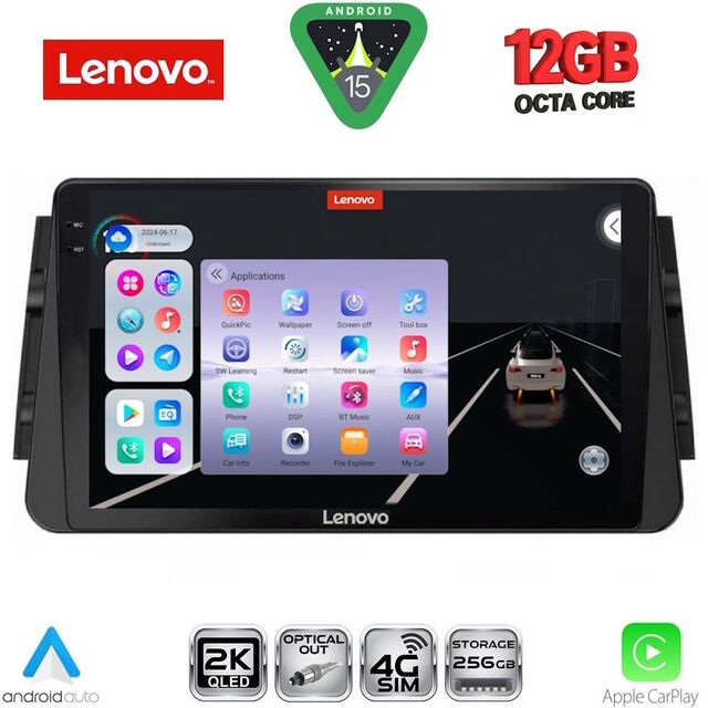 LENOVO SSZ 12460_CPA (9inc) MULTIMEDIA TABLET for NISSAN MICRA mod. 2017-2025