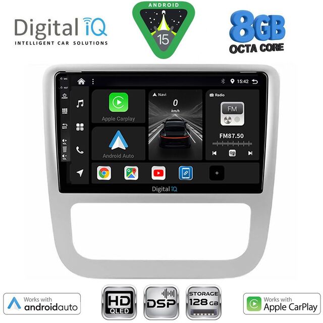 DIGITAL IQ BXF 7751_CPAA CLIMA (9inc) MULTIMEDIA TABLET for VW EOS mod. 2006-2016 - SCIROCCO mod. 2011-2014