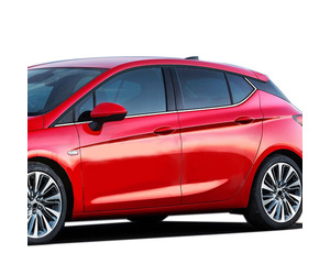 TRIM  ΠΑΡΑΘΥΡΩΝ ΑΥΤΟΚΟΛΛΗΤΑ ΧΡΩΜΙΟΥ 6ΤΕΜ. ΓΙΑ OPEL ASTRA K 5D 2015+