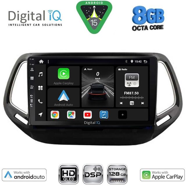 DIGITAL IQ BXF 18278_CPAA (10inc) MULTIMEDIA TABLET for JEEP COMPASS mod. 2016-2021