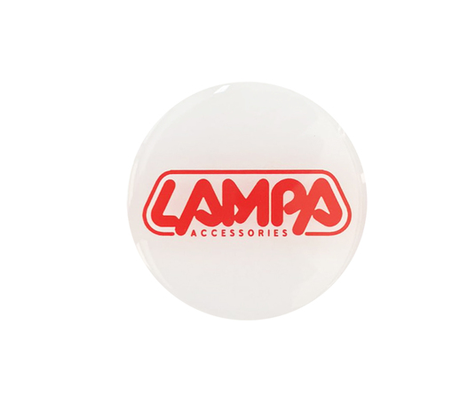 LAMPA ΑΥΤΟΚΟΛΛΗΤΑ ΖΑΝΤΩΝ 6 cm ΛΕΥΚΟ/ΚΟΚΚΙΝΟ ΣΜΑΛΤΟΥ - 4 ΤΕΜ.