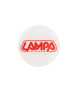 LAMPA ΑΥΤΟΚΟΛΛΗΤΑ ΖΑΝΤΩΝ 6 cm ΛΕΥΚΟ/ΚΟΚΚΙΝΟ ΣΜΑΛΤΟΥ - 4 ΤΕΜ.