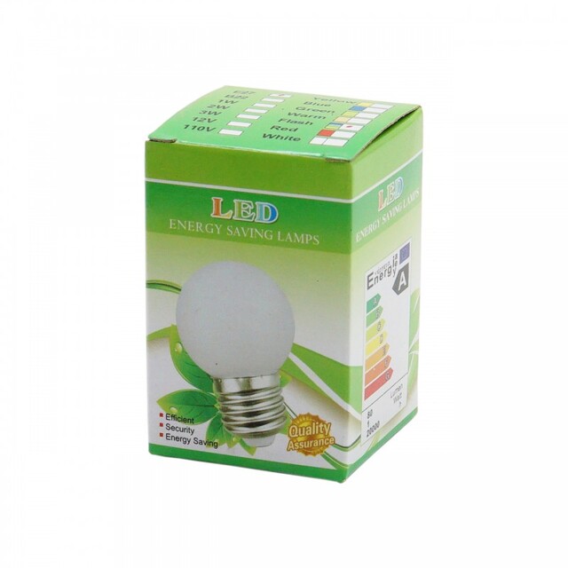 LED ΛΑΜΠΑΚΙΑ E27/1W ΚΟΚΚΙΝΟ ΣΕΤ 10ΤΜΧ TY-LEDLAMP
