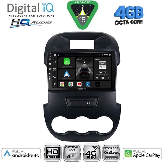 DIGITAL IQ BXK 19171_CPAA (9inc) MULTIMEDIA TABLET for FORD RANGER mod. 2011-2015
