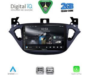 DIGITAL IQ RSD 1486_CPA (9inc) MULTIMEDIA TABLET for OPEL ADAM - CORSA E mod. 2014-2019