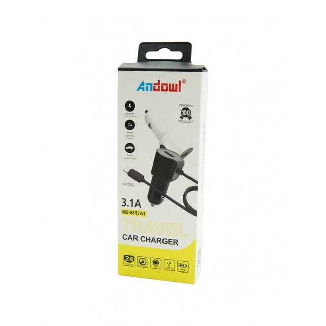 Micro-USB ΦΟΡΤΙΣΤΗΣ ΚΙΝΗΤΟΥ ΓΙΑ ΤΟ ΑΥΤΟΚΙΝΗΤΟ ANDOWL M2-0317A1