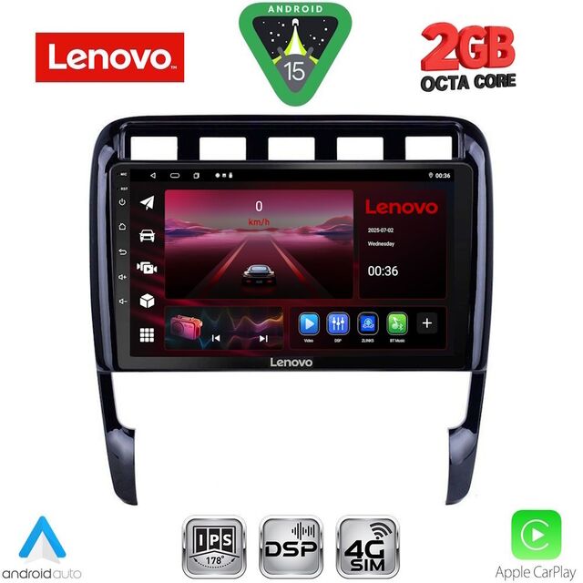 LENOVO LVF 5535_CPA (9inc) MULTIMEDIA TABLET for PORSCHE CAYENNE mod. 2002-2011