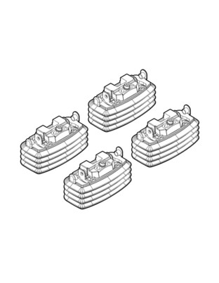 ΑΚΡΑ ΓΙΑ ΜΠΑΡΕΣ NORDRIVE ΓΙΑ MERCEDES A-CLASS W169 3D/5D 9/04-4/10 KIT