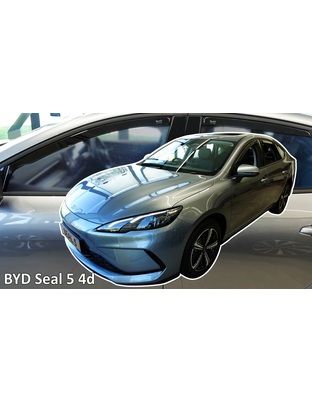 Heko - Ανεμοθραύστες για Byd Seal 5 4 Doors 2025+ Σετ Αυτοκινήτου Απο Εύκαμπτο Φιμέ Πλαστικό - 4 τεμ. (ΑΝΕΜ.SET11315)