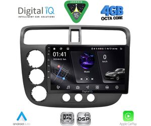 DIGITAL IQ RSG 6187_CPA (9inc) MULTIMEDIA TABLET for HONDA CIVIC 4D mod. 2001-2006