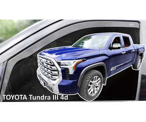 Heko - Ανεμοθραύστες Παραθύρων Για Toyota Tundra CrewMax (XK70) 2021 > 4πορτο υλικό Acrylic Χρώμα Φιμέ - 2 τεμ. (ΑΝΕΜ.29690)