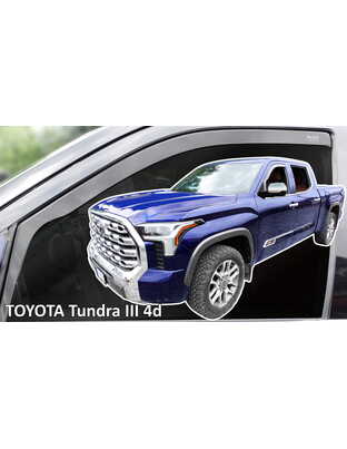 Heko - Ανεμοθραύστες Παραθύρων Για Toyota Tundra CrewMax (XK70) 2021 > 4πορτο υλικό Acrylic Χρώμα Φιμέ - 2 τεμ. (ΑΝΕΜ.29690)