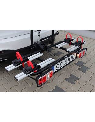 Amio – Βάση Ποδηλάτου Κοτσαδόρου TBC-02/2 για 2 E-Bike έως 60kg με Αναδίπλωση & Κλείδωμα για Ασφαλή Μεταφορά – 1 Τεμ. (02585/AM)