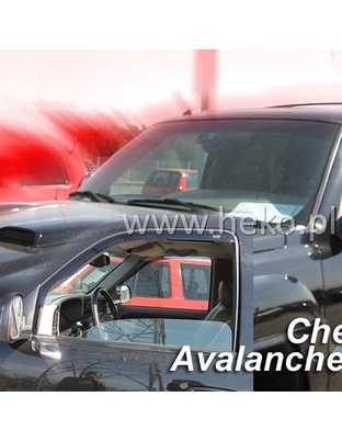 ΑΝΕΜΟΘΡΑΥΣΤΕΣ ΓΙΑ CHEVROLET AVALANCHE 4D 2002-2006 ΖΕΥΓΑΡΙ ΑΠΟ ΕΥΚΑΜΠΤΟ ΦΙΜΕ ΠΛΑΣΤΙΚΟ HEKO - 2 ΤΕΜ.