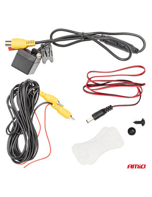 Amio - ΚΑΜΕΡΑ ΟΠΙΣΘΟΠΟΡΕΙΑΣ 12V 720pHD ΡΥΘΜΙΣΗ ΚΛΙΣΗΣ/ΤΕΤΡΑΓΩΝΗ ΜΕ ΜΕΤΑΛΛΙΚΗ ΒΑΣΗ ΣΤΗΡΙΞΗΣ HD-315 - 1 TEM. (03534/AM)