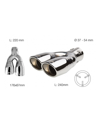 ΜΠΟΥΚΑ ΔΙΠΛΗ TRX87L 37-68mm
