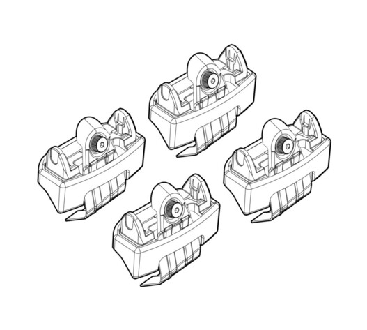 ΑΚΡΑ ΓΙΑ ΜΠΑΡΕΣ NORDRIVE ΓΙΑ FIAT 500 07/07+ KIT