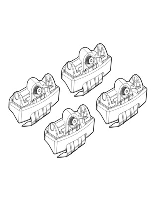 ΑΚΡΑ ΓΙΑ ΜΠΑΡΕΣ NORDRIVE ΓΙΑ FIAT 500 07/07+ KIT