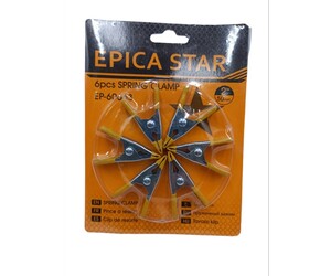 ΣΦΙΓΚΤΗΡΕΣ ΕΛΑΤΗΡΙΟΥ 2'' ΣΕΤ 6ΤΜΧ EPICA STAR EP-60663