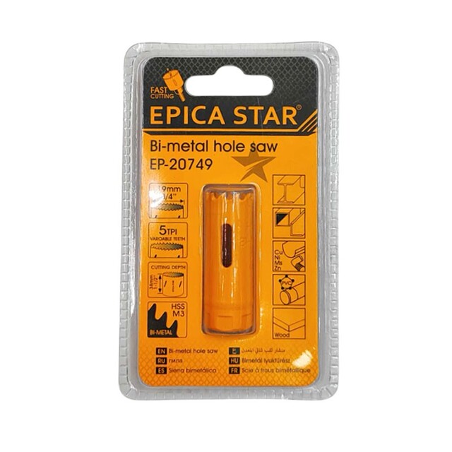 EPICA STAR ΠΟΤΗΡΟΤΡΥΠΑΝΟ 3/4" 19mm EP-20749