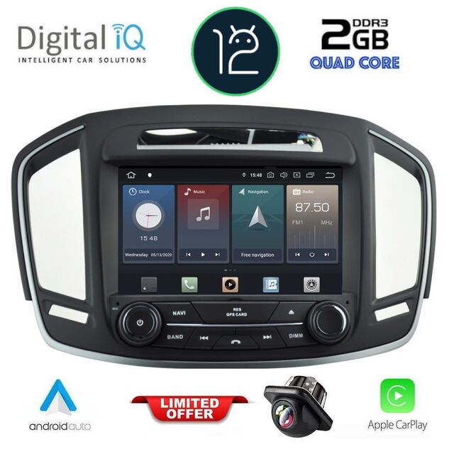 DIGITAL IQ X423_CPA (8'' DVD) MULTIMEDIA SYSTEM for OPEL INSIGNIA mod. 2013-2018