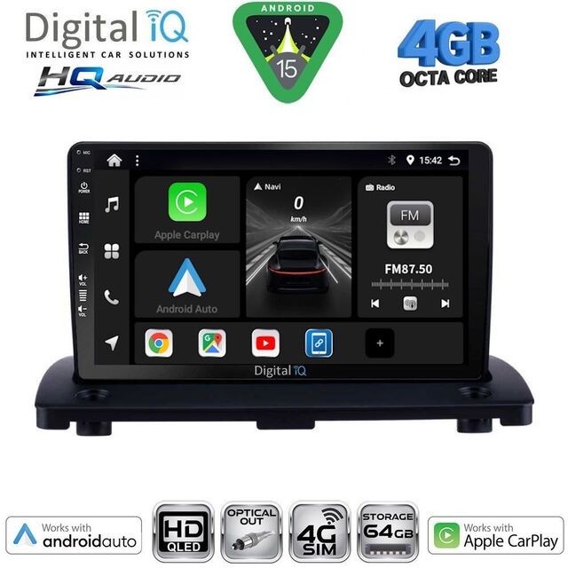 DIGITAL IQ BXK 19789_CPAA (9inc) MULTIMEDIA TABLET for VOLVO XC90 mod. 2002-2014