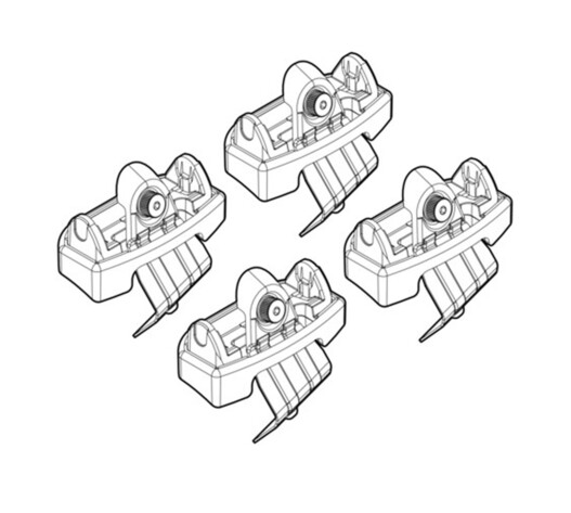 ΑΚΡΑ ΓΙΑ ΜΠΑΡΕΣ NORDRIVE ΓΙΑ BMW X1 09/09+ KIT
