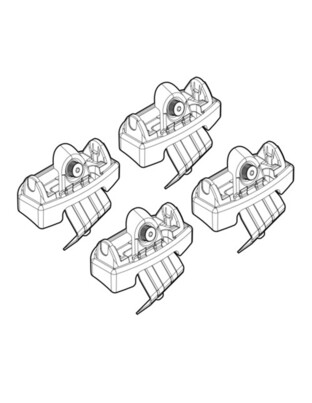 ΑΚΡΑ ΓΙΑ ΜΠΑΡΕΣ NORDRIVE ΓΙΑ BMW X1 09/09+ KIT
