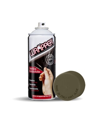 ΠΡΟΣΤΑΤΕΥΤΙΚΟ ΦΙΛΜ ΣΕ ΣΠΡΕΙ WRAPPER CAMOUFLAGE COLOUR KAKI OLIVE 400 ml (ΠΡΑΣΙΝΟ ΛΑΔΙ)