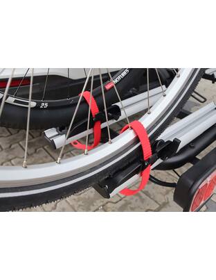 Amio – Βάση Ποδηλάτου Κοτσαδόρου TBC-02/2 για 2 E-Bike έως 60kg με Αναδίπλωση & Κλείδωμα για Ασφαλή Μεταφορά – 1 Τεμ. (02585/AM)