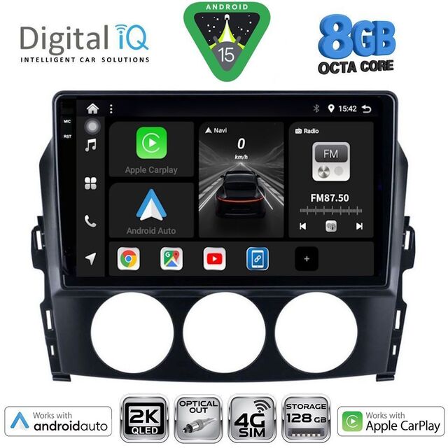 DIGITAL IQ BXK 20392_CPAA (9inc) MULTIMEDIA TABLET for MAZDA MX5 mod. 2005-2015