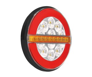 ΦΩΣ ΠΙΣΩ ΔΕΞΙ 12/24V DYNAMIC-O 140 mm ΜΕ 29 LED 3 ΧΡΗΣΕΙΣ ΘΕΣΕΩΣ/ΦΛΑΣ/STOP (ΚΟΚΚΙΝΟ/ΠΟΡΤΟΚΑΛΙ/ΛΕΥΚΟ) - 1 ΤΕΜ.